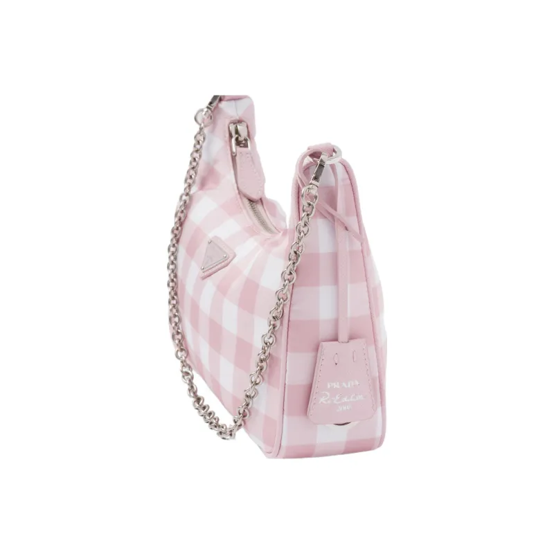 PRADA Re-Edition Fabric 3-in-1 Shoulder Bag Crossbody Bag Handbag Regular Women's Pink-2