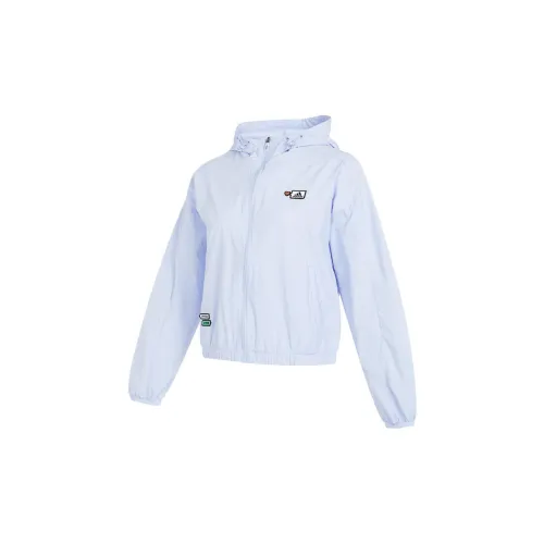 Adidas X SEEBIN Co-branded SS23 Jackets Women's Light Pink Blue