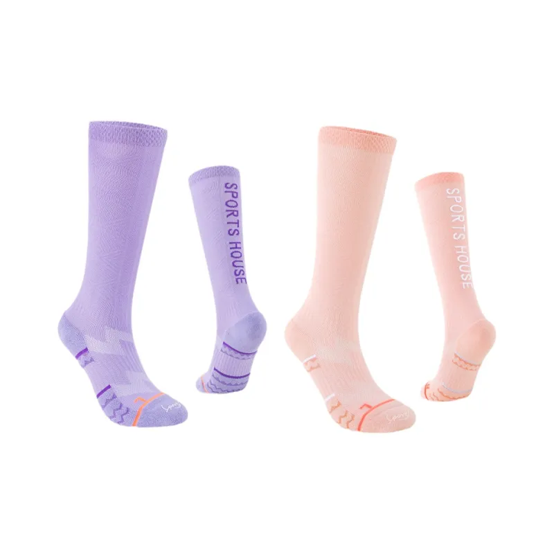 SPORT'S HOUSE Sports Socks Multicolor Nylon Cotton Women's 2 Pack-16