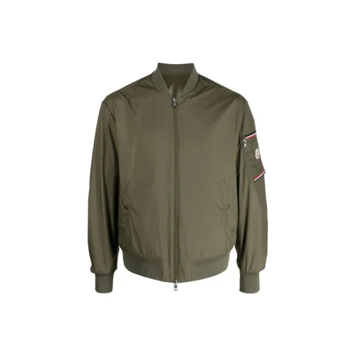 Moncler Logo-patch Zip-up Bomber Jacket