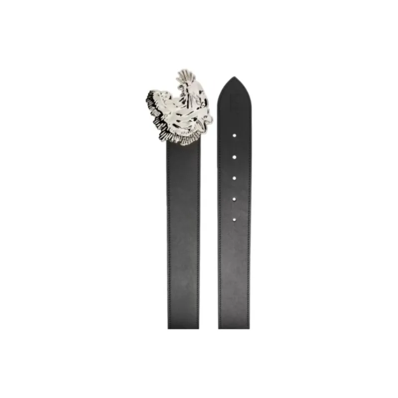 KENZO Logo Double Sided Smooth Buckle Belt-1