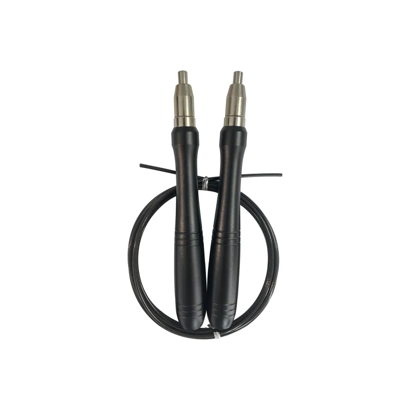 BSELEON Fitness Training Non Countable Jump Ropes Fitness Crowd Steel Wire Rope, Aluminum Alloy Controller 3m-1