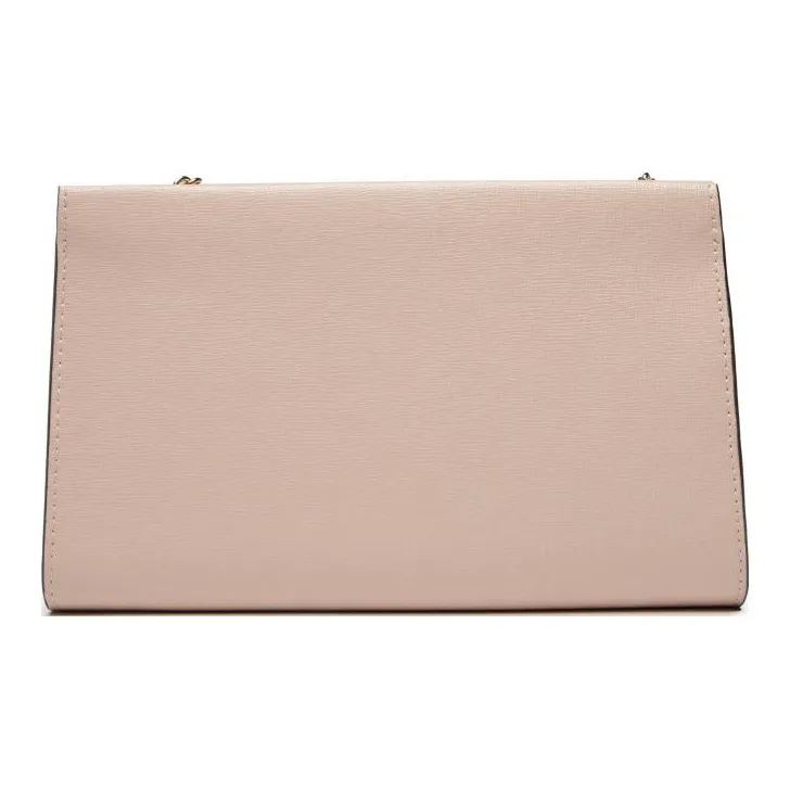 Furla Babylon Leather Envelope Bag Handbag Shoulder Bag Small Size Women's Flesh-3