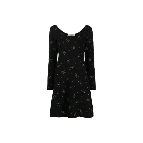 Valentino Garavani Pre-Owned Star-print Knitted Dress