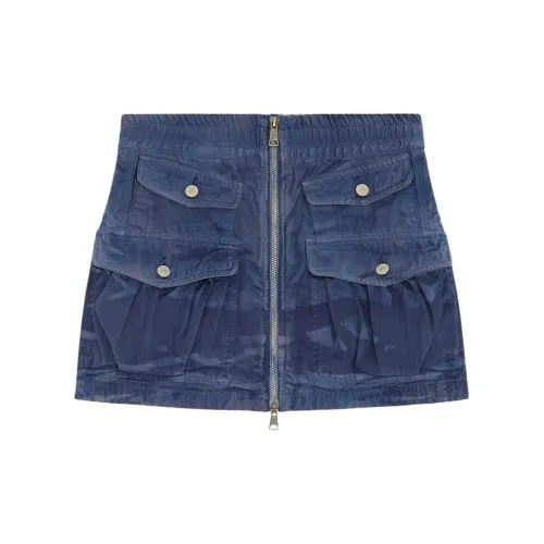 DIESEL Cargo Short Skirts Women's Royal Blue