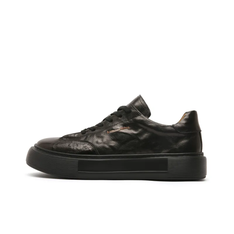 Anthony Miles Stylish Skateboarding Shoes Men's Black-0