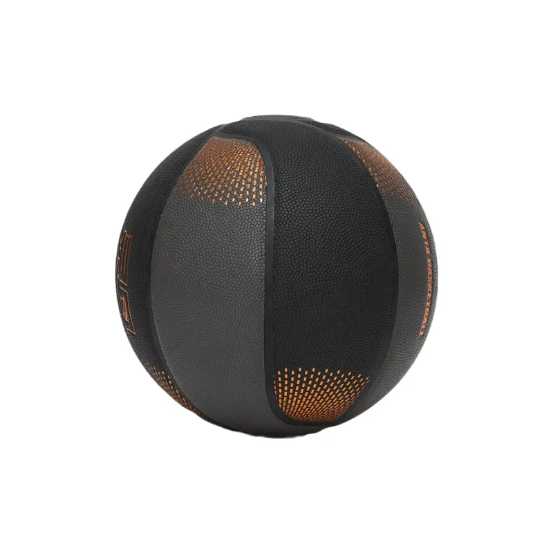 Anta Elixir PU Basketball Black Orange Size 7 Training Unisex-3