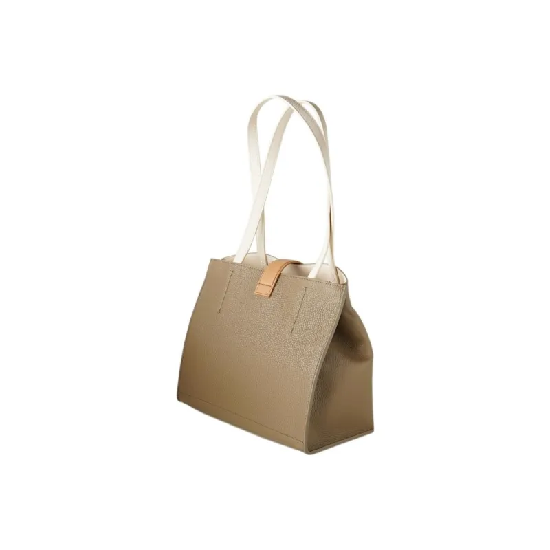 Furla Sofia Collection Grained Leather Tote Bag Shopping Bag One Shoulder Handbag Large Size Women's Tawny-2