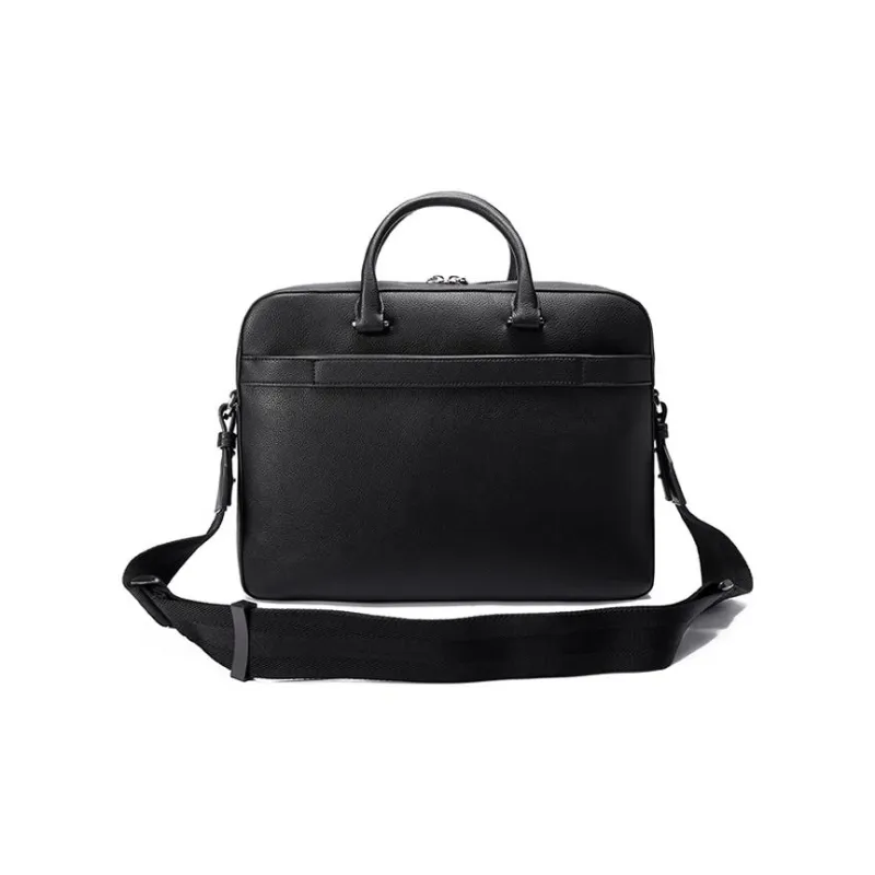 HUGO BOSS SS23 Polyester Laptop Bag, Briefcase, Shoulder Bag, Handbag Regular Men's Black-3