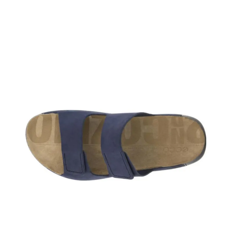 Ecco Abrasion Resistant Slip Resistant Slide Slippers Men's Midnight Blue-2