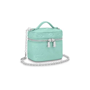 LOUIS VUITTON Micro Vanity Pearly Lagoon Turquoise