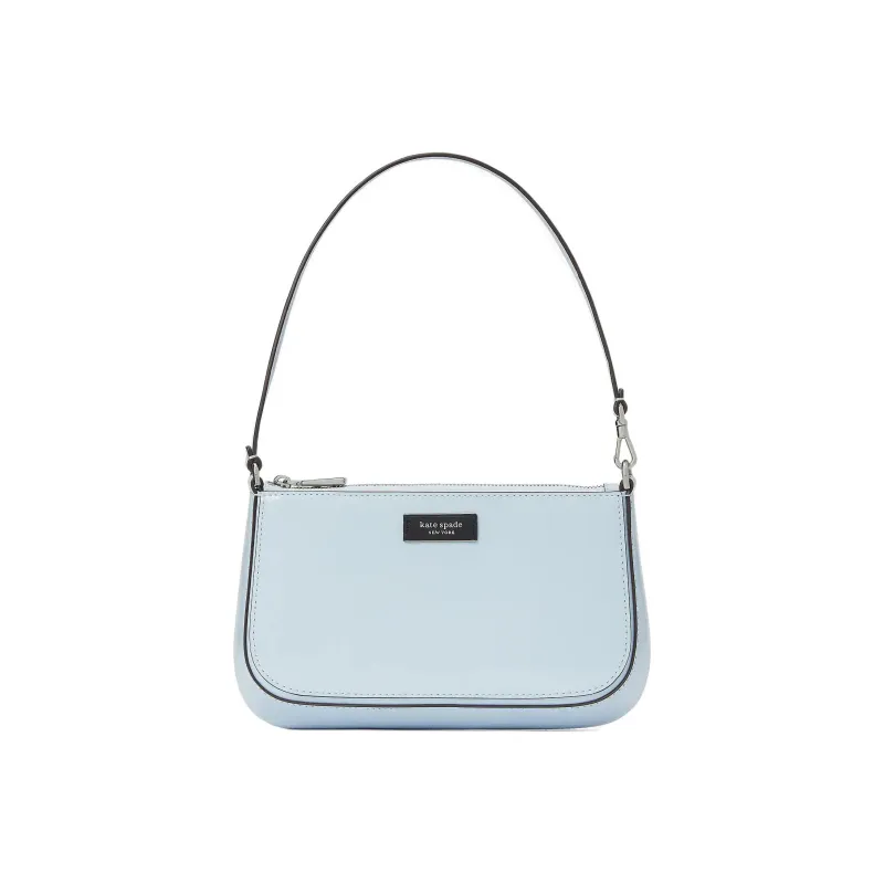 Kate Spade Sam Leather Envelope Bag Clutch Handbag Mini Women's Blue-0