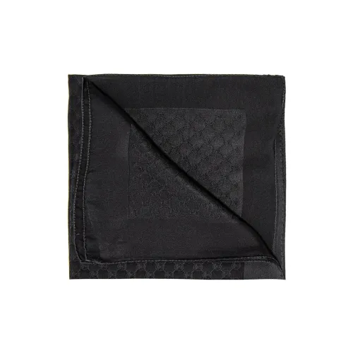 MOSCHINO Silk Scarves Men Black
