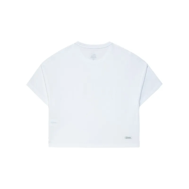 Erke SORONA Cool Series Crop Tops Women's True White-1