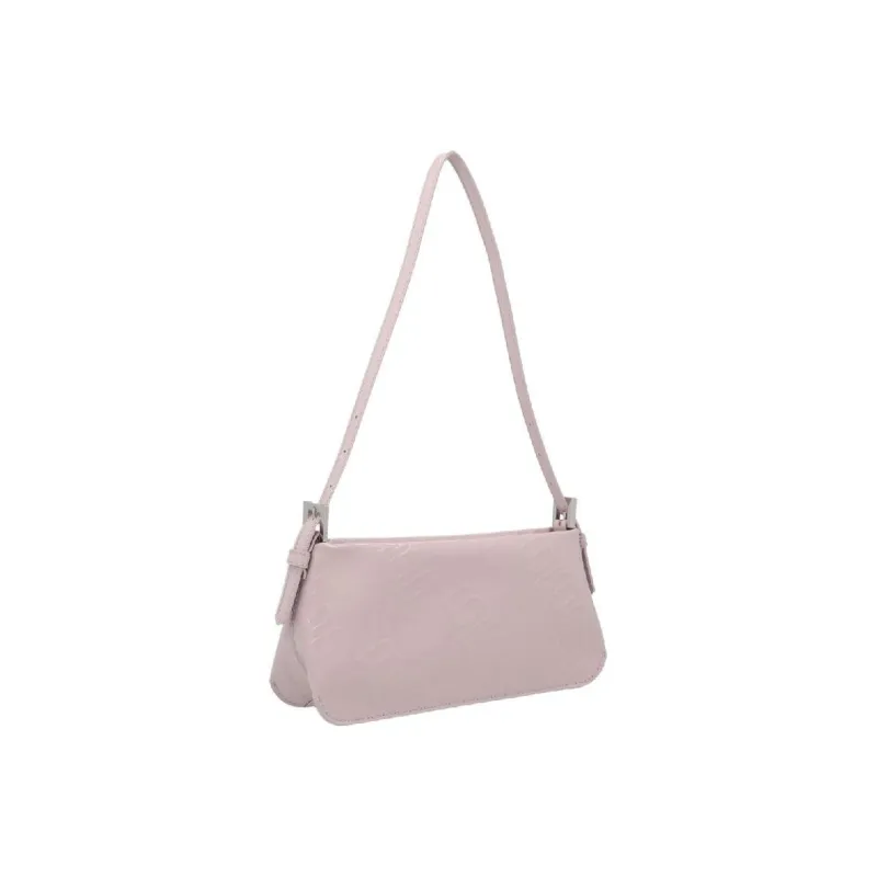 By Far Dulce Logo Embossed Shoulder Bag-1