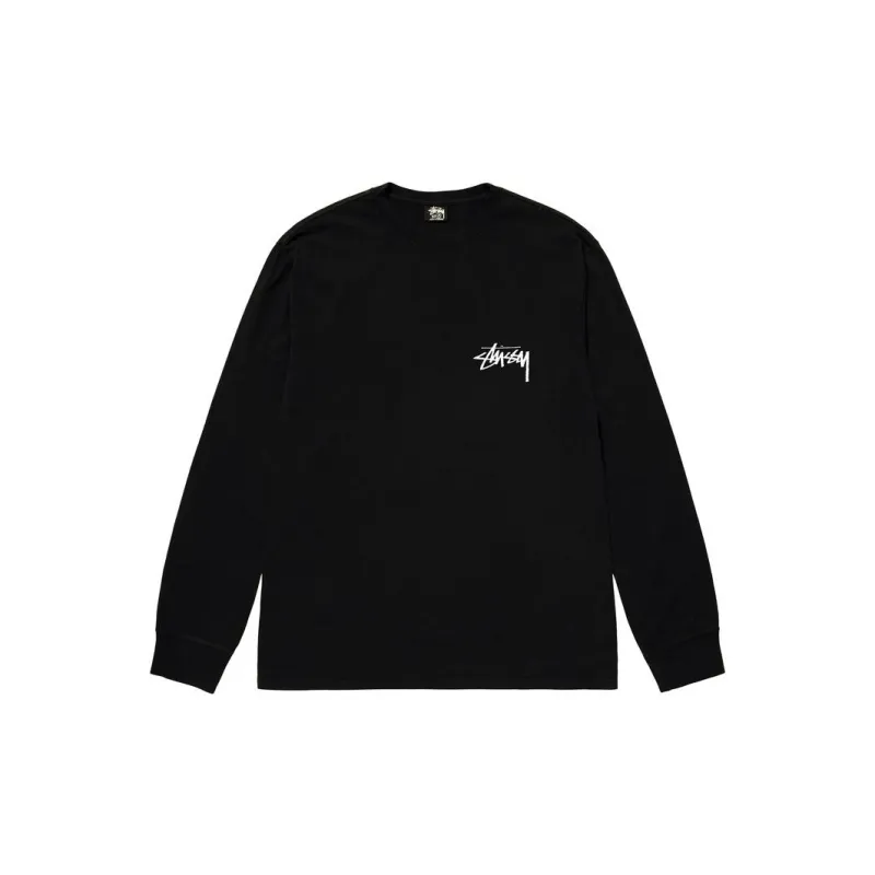 Stussy Gold Lion Long Sleeve Tee-1