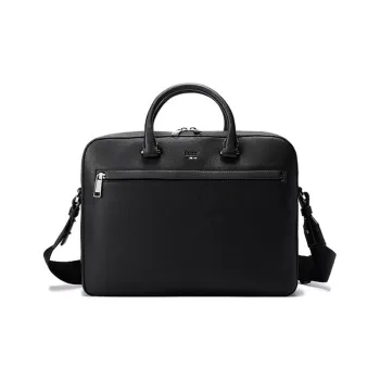 HUGO BOSS SS23 Polyester Laptop Bag, Briefcase, Shoulder Bag, Handbag Regular Men's Black