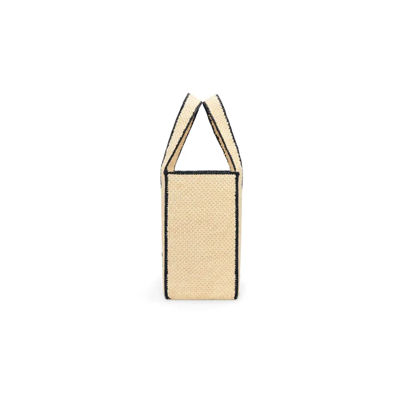 LOEWE Raffia Fiber Tote Bag Shopping Bag Handbag Large Size Women's Natural-2