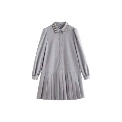 Inman Long-Sleeved Dresses Women's Antique Silver