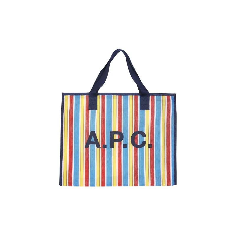 A.P.C Canvas Bag, Handbag Women's Blue-1