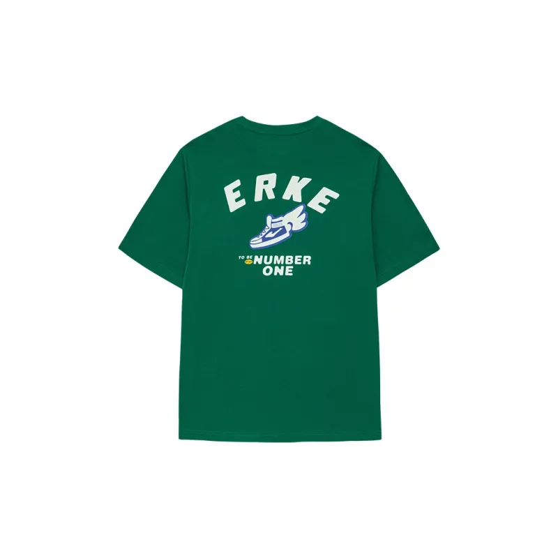 Erke Z Era Series SS23 Regular T Shirt Men's MOL Green-1