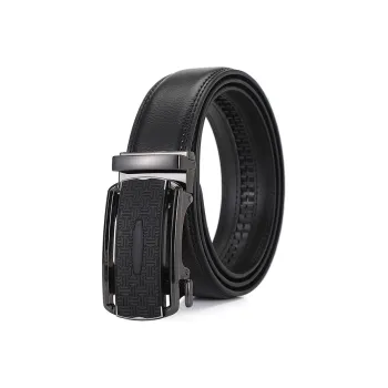 KENMO Subtle And Elegant Business Casual Convenient Automatic Buckle Width 3.5cm Gift Box Set Leather Belts Men's