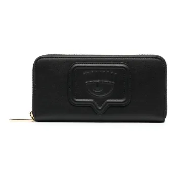CHIARA FERRAGNI Eyelike Polyester Wallet Women's Black