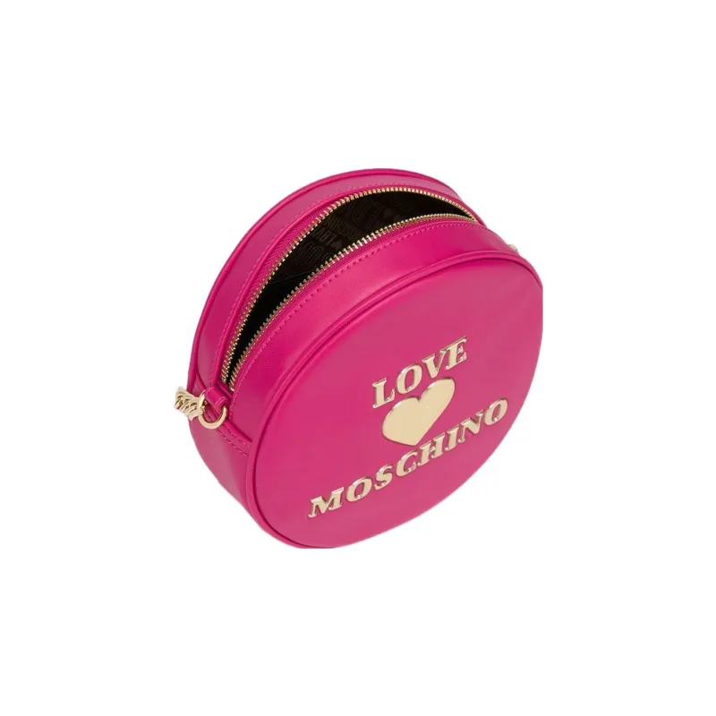 LOVE MOSCHINO Artificial Leather Shoulder Bag Crossbody Bag Women's Pink-3