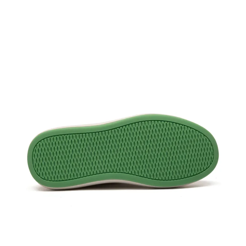 Anthony Miles Cow Leather Stylish Skateboarding Shoes Men's Ecru-4