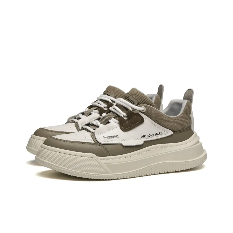 Anthony Miles Stylish Skateboarding Shoes Men's Ecru-1