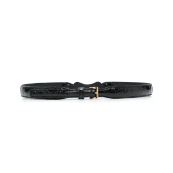 GUCCI Leather Belts Women's Black