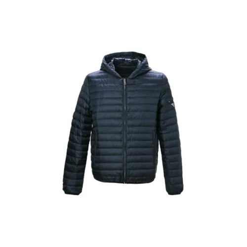 PRADA Jackets Men Dark Blue