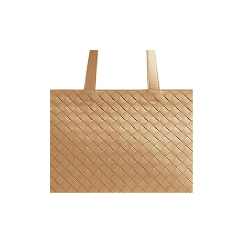 Bottega Veneta Cow Leather Tote Bag, Shopping Bag, Handbag Regular Women's Light Brown-3