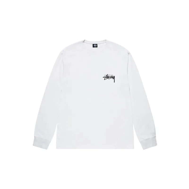 Stussy Gold Lion Long Sleeve Tee-5