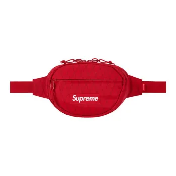 Supreme FW18 Fabric Crossbody Bag, Sling Bag, Fanny Pack Regular Unisex Red