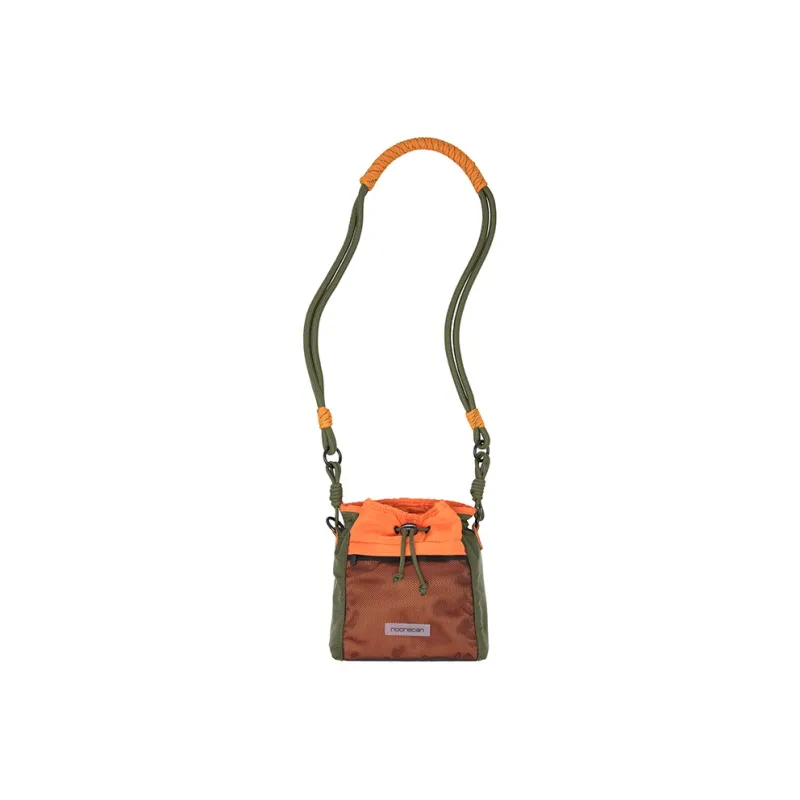 COMBACK Polyamide Crossbody Bag Trumpets Unisex Light Khaki/Orange & Green-4