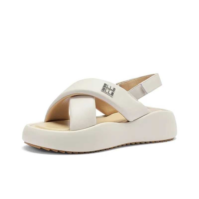 ELLE One Strap Slippers 4cm Women's-7