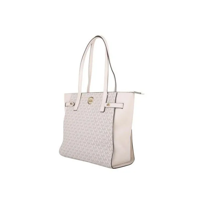 MICHAEL KORS Maisie Cow Leather Tote Bag Shopping Bag Handbag Shoulder Bag Women's White-1