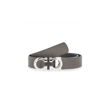 FERRAGAMO Double Sided Smooth Buckle Belt Men's