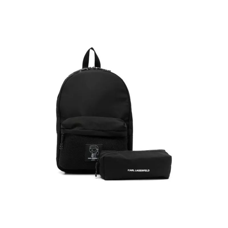 KARL LAGERFELD Polyester Backpack Kids' Black-0