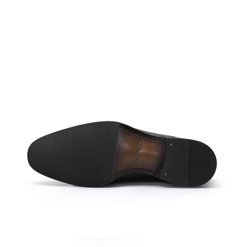 GOLDLION Dress Shoes Men's Black-4