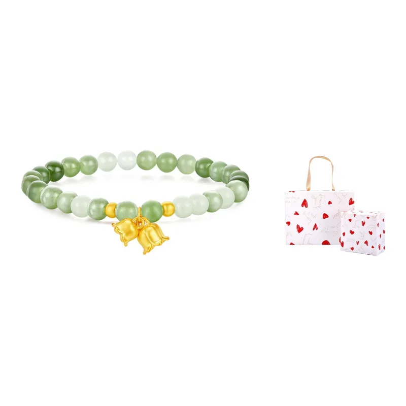 LOVING Hetian Jade Bracelets Women's-4