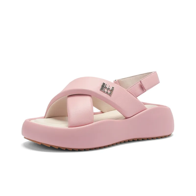 ELLE One Strap Slippers 4cm Women's-12