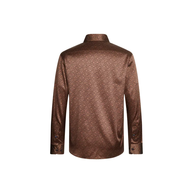 MANGANO SS23 Compound Cuba Rock Series Shirts Men Pattern/Bronze-1