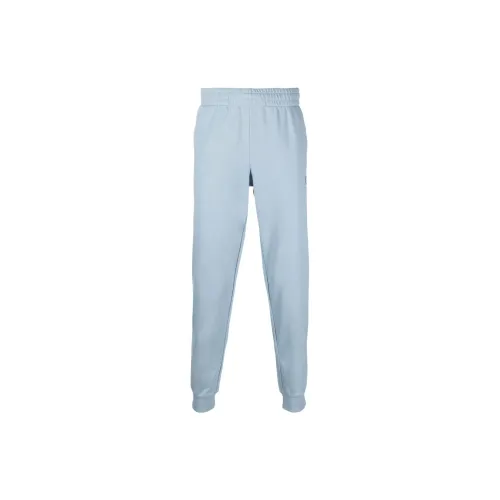 EMPORIO ARMANI EA7 Knitted Sweatpants Men Light Blue