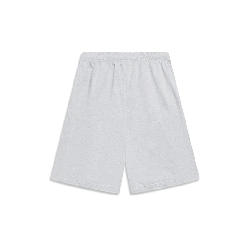 LiNing Sports Life Collection Shorts Men's New Light Heather Gray-1
