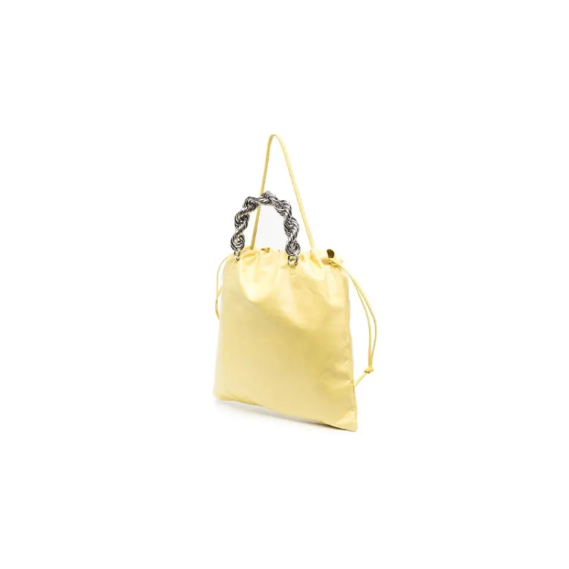 JIL SANDER Crease Effect Tote Bag-1