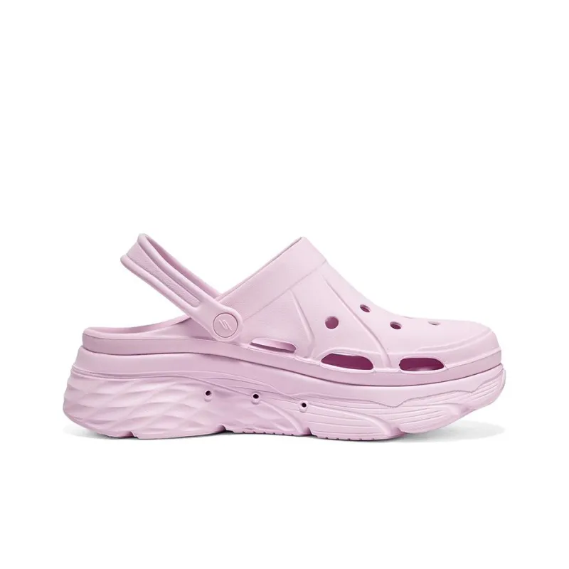 Skechers Max Cushioning Monster Bubbles Clogs Women's Pink Purple-1