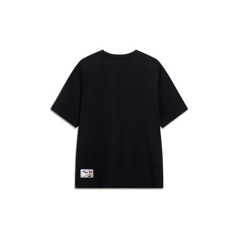 LiNing Disney T Shirt Men's Black-1