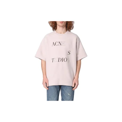 Acne Studios T-Shirts Men Pink